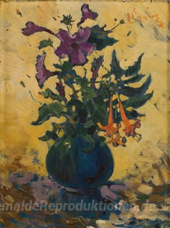 Still Life with Hibiscus und Fuchsien