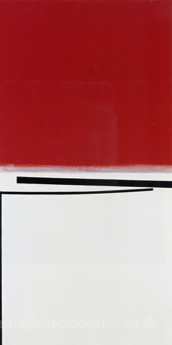 Platz Motiv in Weiß und Indian Red