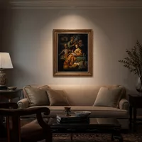 Die Kartenspieler — Museumsinterieur