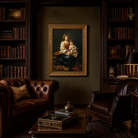 Mitteltafel eines Triptychons (Studie für ein Fenster in der St. — Klassische Bibliothek
