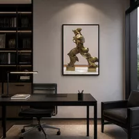 Sculptor Jingoro mit Statuen umgeben — Designerbüro