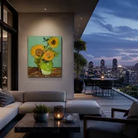 Ansicht von Paris von Vincents Raum in der Rue Lepic — Penthouse-Terrasse in der Stadt