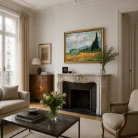 Porträt von D. P. Troschinsky — Pariser Wohnung