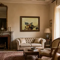 Korb der Frucht — Italienische Villa