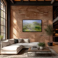 Apfelbäume in der Blüte — Modernes Loft