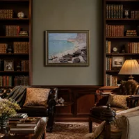 Misty Morning auf der Seine in Bue — Klassische Bibliothek