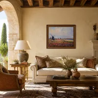 Porträt von Michael mit Hut und Pom Pom — Italienische Villa