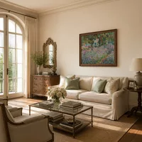 Iris in Monets Garten — Pariser Wohnung