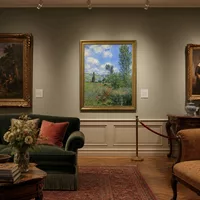 Lane in der Mohnblumen-Felder, Ile Saint-Martin — Museumsinterieur