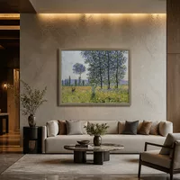 Sonnenlicht Wirkung unter den Pappeln — Boutiquehotel