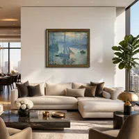Sonnenaufgang, das Meer — Luxus-Penthouse
