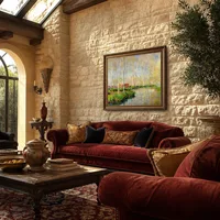 Der Fluss Epte — Italienische Villa