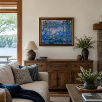 Wasserlilien — Haus am See