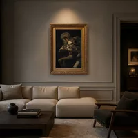 Ballerina auf einem Ozeandampfer — Museumsinterieur