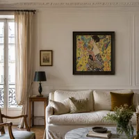 Frau mit Fächer — Pariser Wohnung