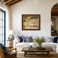 Gota de Aguya y aredobas azules — Mediterranes Haus
