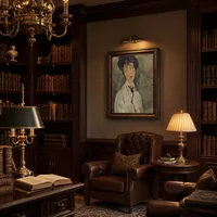 Frau mit einem Black Tie — Klassische Bibliothek