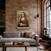 L.H.O.O.Q, Mona Lisa mit Schnurrbart — Modernes Loft