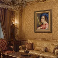 Selbstporträt als Märtyrerin — Barocksalon