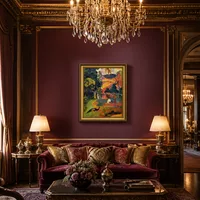 Frau mit einer Blume — Historisches Herrenhaus