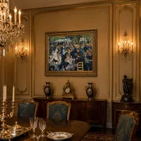 Kopf einer jungen Frau — Schloss-Esszimmer