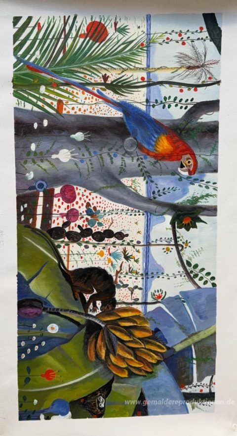 Dieses Gemälde, von unseren Künstlern von Hand gemalt