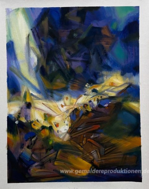 Dieses Gemälde, von unseren Künstlern von Hand gemalt