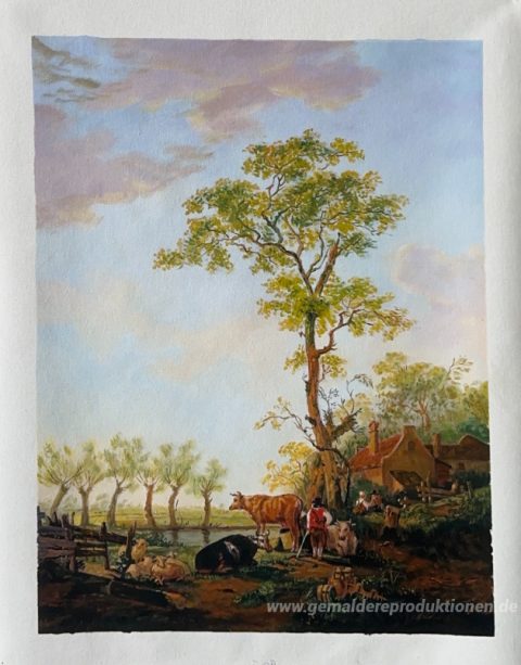 Dieses Gemälde, von unseren Künstlern von Hand gemalt