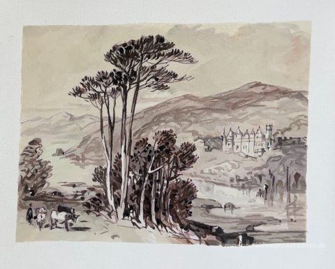 Dieses Gemälde, von unseren Künstlern von Hand gemalt