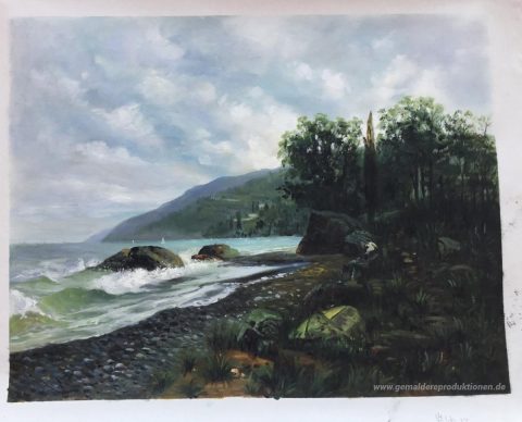 Dieses Gemälde, von unseren Künstlern von Hand gemalt