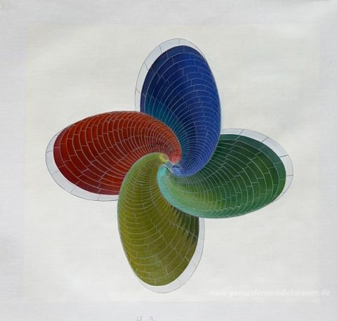 Dieses Gemälde, von unseren Künstlern von Hand gemalt