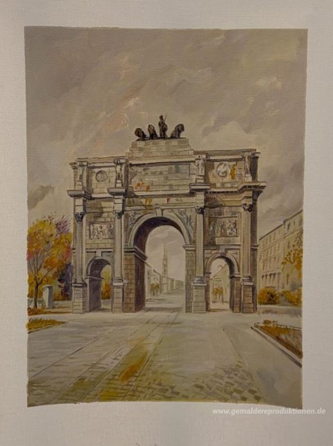 Dieses Gemälde, von unseren Künstlern von Hand gemalt