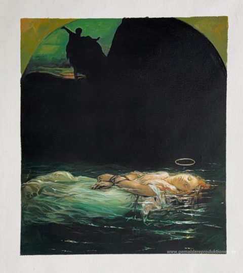 Dieses Gemälde, von unseren Künstlern von Hand gemalt