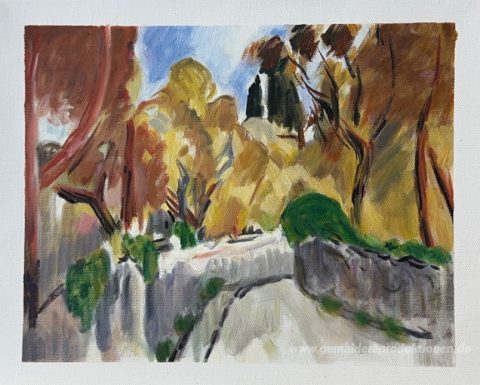 Dieses Gemälde, von unseren Künstlern von Hand gemalt