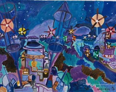 Dieses Gemälde, von unseren Künstlern von Hand gemalt