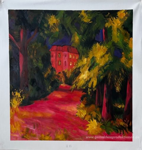 Dieses Gemälde, von unseren Künstlern von Hand gemalt