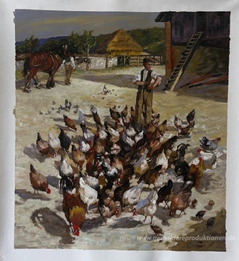Dieses Gemälde, von unseren Künstlern von Hand gemalt