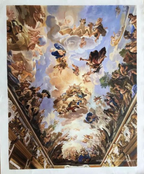 Dieses Gemälde, von unseren Künstlern von Hand gemalt