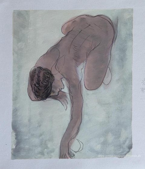 Dieses Gemälde, von unseren Künstlern von Hand gemalt