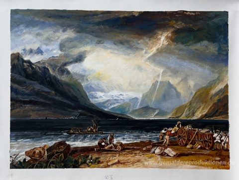 Dieses Gemälde, von unseren Künstlern von Hand gemalt