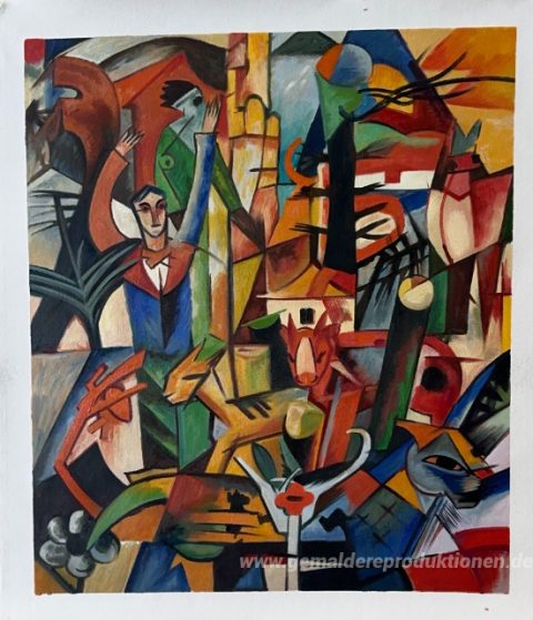 Dieses Gemälde, von unseren Künstlern von Hand gemalt