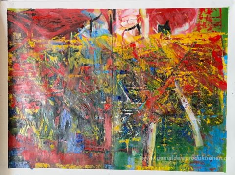 Dieses Gemälde, von unseren Künstlern von Hand gemalt