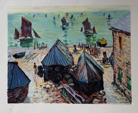 Dieses Gemälde, von unseren Künstlern von Hand gemalt