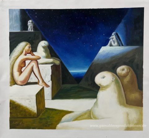Dieses Gemälde, von unseren Künstlern von Hand gemalt