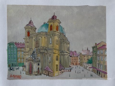 Dieses Gemälde, von unseren Künstlern von Hand gemalt