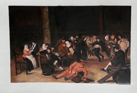 Dieses Gemälde, von unseren Künstlern von Hand gemalt