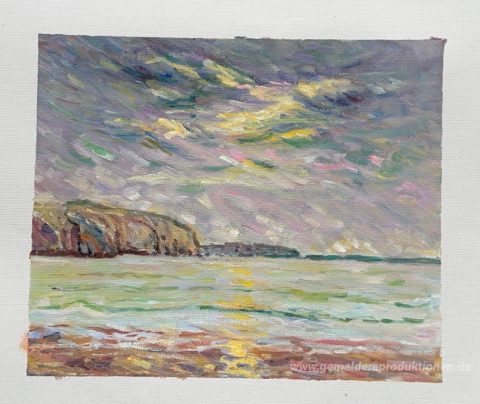 Dieses Gemälde, von unseren Künstlern von Hand gemalt