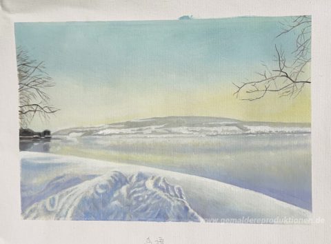 Dieses Gemälde, von unseren Künstlern von Hand gemalt