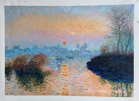 Dieses Gemälde, von unseren Künstlern von Hand gemalt