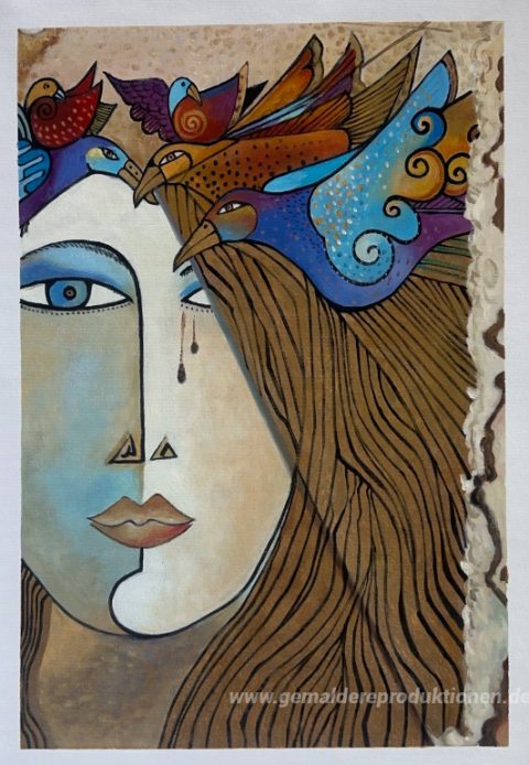 Dieses Gemälde, von unseren Künstlern von Hand gemalt